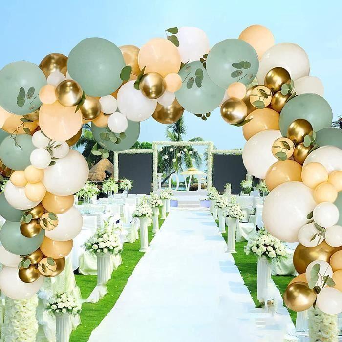 Kit de décoration - Non spécifié - Arche Ballons - Vert et Or - 102 pièces - Anniversaire, Mariage