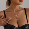 Accessories Devil'S Eye Serpentine Pendant Clavicle Chain Creative Design Multi-Layer Necklace Accessories