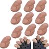 3/5/7pcs Hole Toe Accessories, Hole Fun Big Toe Shoe Accessories, Birthday Party Decoration 3D Fun Big Toe Shoe Accessories