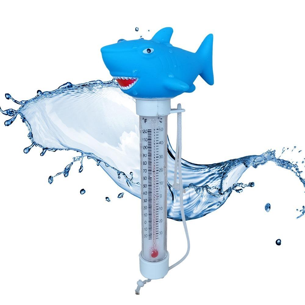 PVC Pool Water Temperature Meter Floating Waterproof Swimming Pool Thermometer Cartoon Animals Accurate Thermometer Swimming