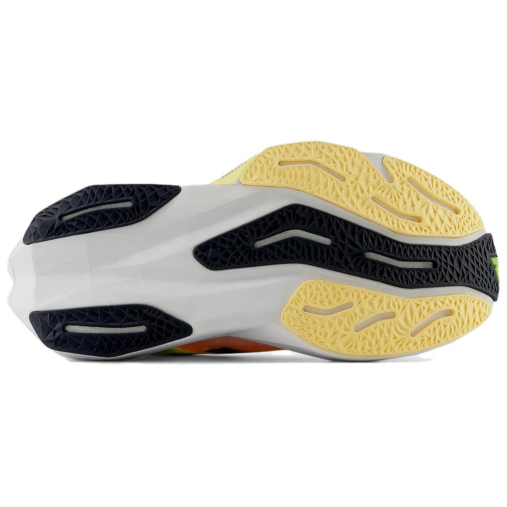 New Balance FuelCell Rebel V4 White Bleached Lime Glo Men Sneakers Bleached-Lime-Glow Hot-Mango MFCXLL4