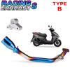Скутер sym kymco 125 выхлопная труба для скутера gy6 125cc 150cc новый, высокопроизводительный, черный, короткий выхлоп, двигатель 152qmi 157qmj