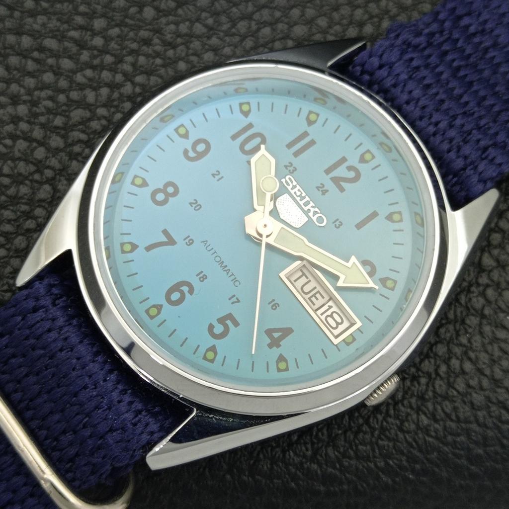 ВИНТАЖНЫЕ ОТРЕМОНТИРОВАННЫЕ МУЖСКИЕ НАРУЧНЫЕ ЧАСЫ SEIKO 5 АВТОМАТИЧЕСКИЕ 6309A ЯПОНИЯ a441701-1