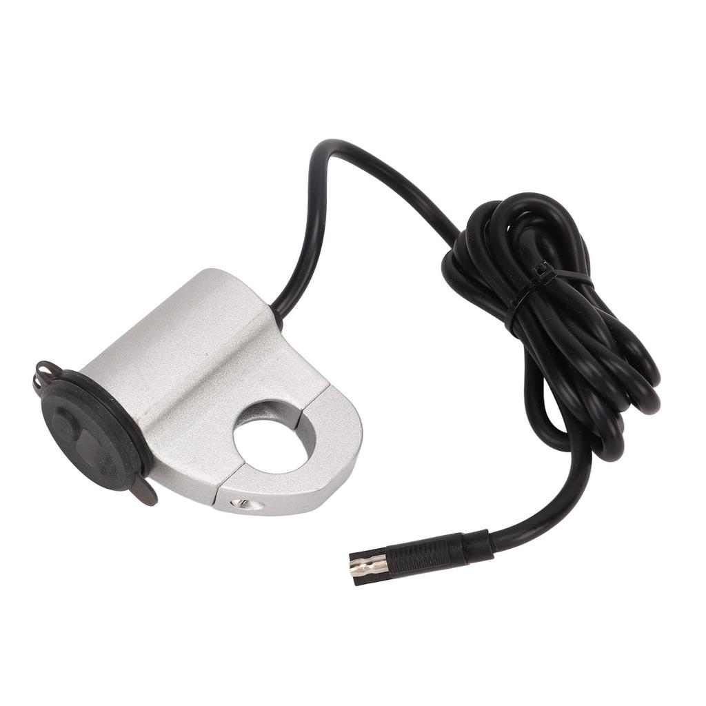 Motorcycle USB Charger Waterproof 12V Power Adapter Digital Display Voltage with Switch