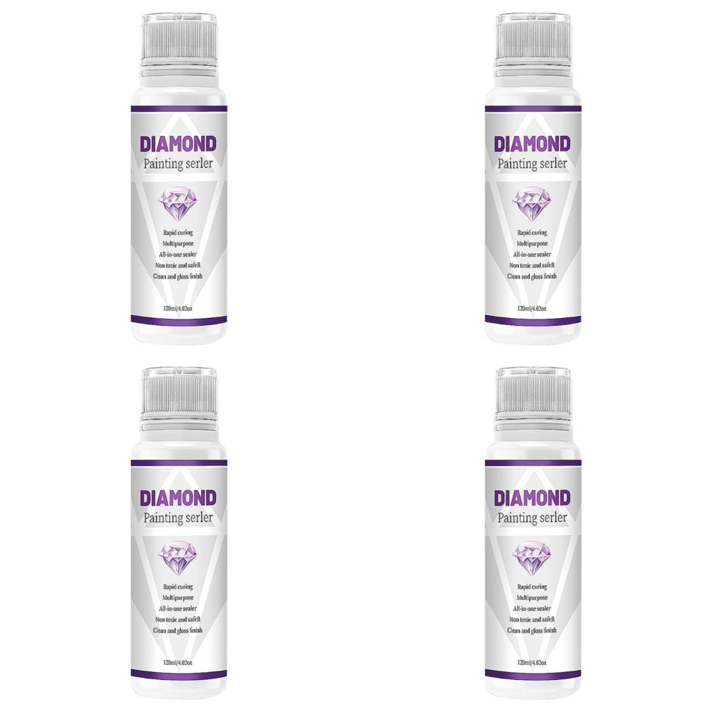 5D Diamond Painting Glue Permanent Hold Diamond Art Sealer Shine Effect Puzzle Glue Diamond Painting Sealer Artwork Maintenance