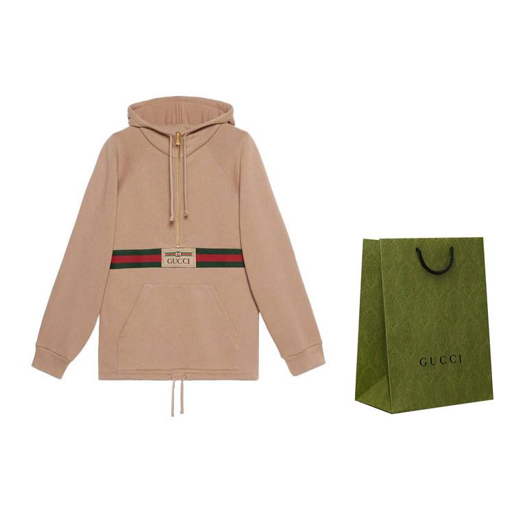 Gucci Худи из хлопка с веб-полосками (унисекс) Толстовки 644656 XJC3W 2603