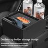 Solid Car Armrest Organizer Center Console Armrest Box Car Armrest Tissue Box Organizer For Water Bottle Cell Phone Cards