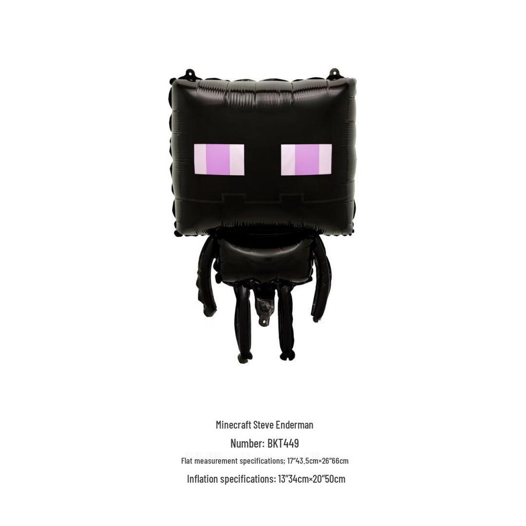 Шары и флажки для вечеринки в стиле Pixel Creeper и Roblox