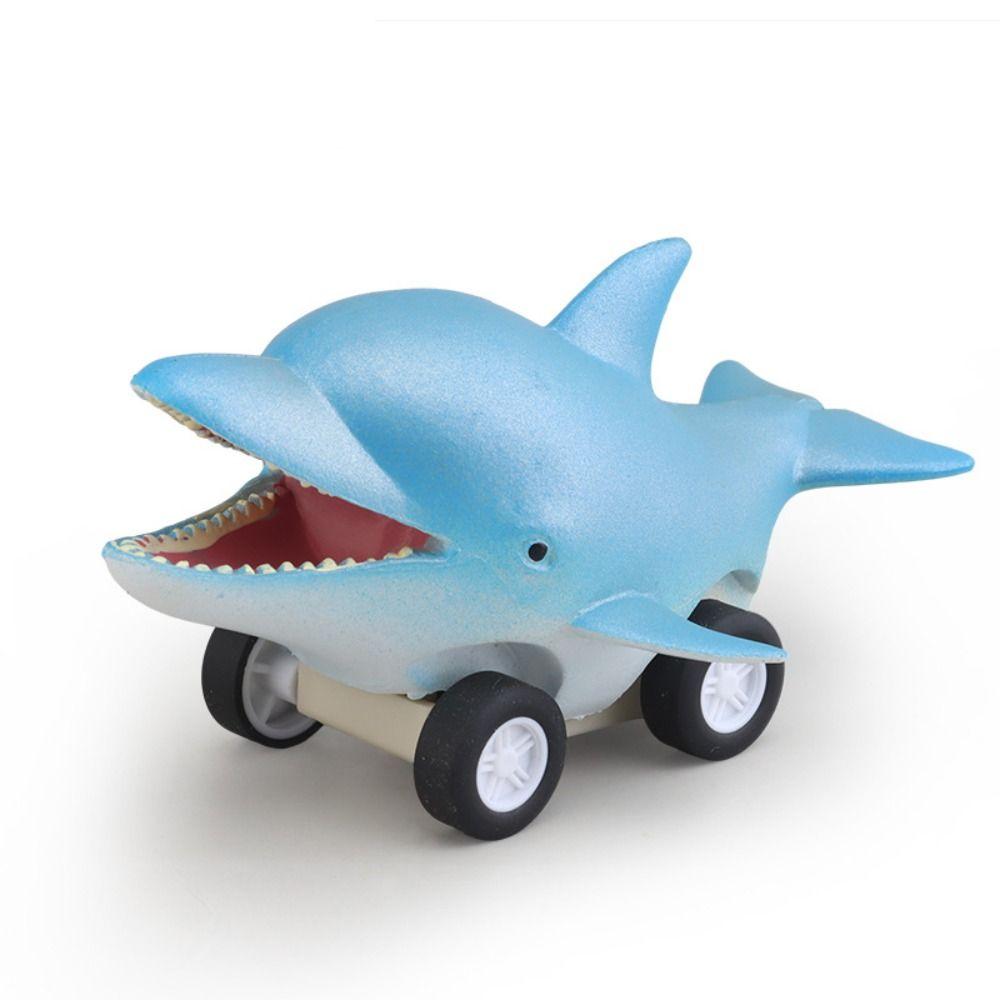 Whale Shark Dolphin Inertia Car Toy Cute Killer Whale Pull Back Toy Car Press and Go Car Toy Girls