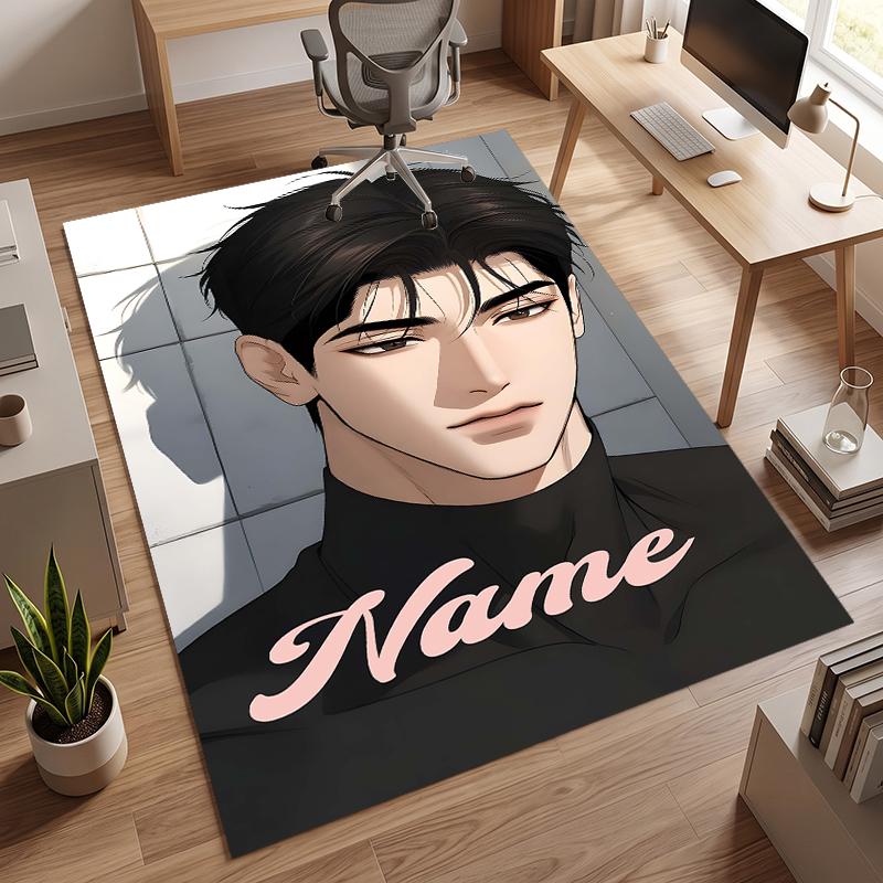 Joo Jaekyung (1) Personalized name Office Carpet Stylish Decor for Living Room Bedroom Kitchen