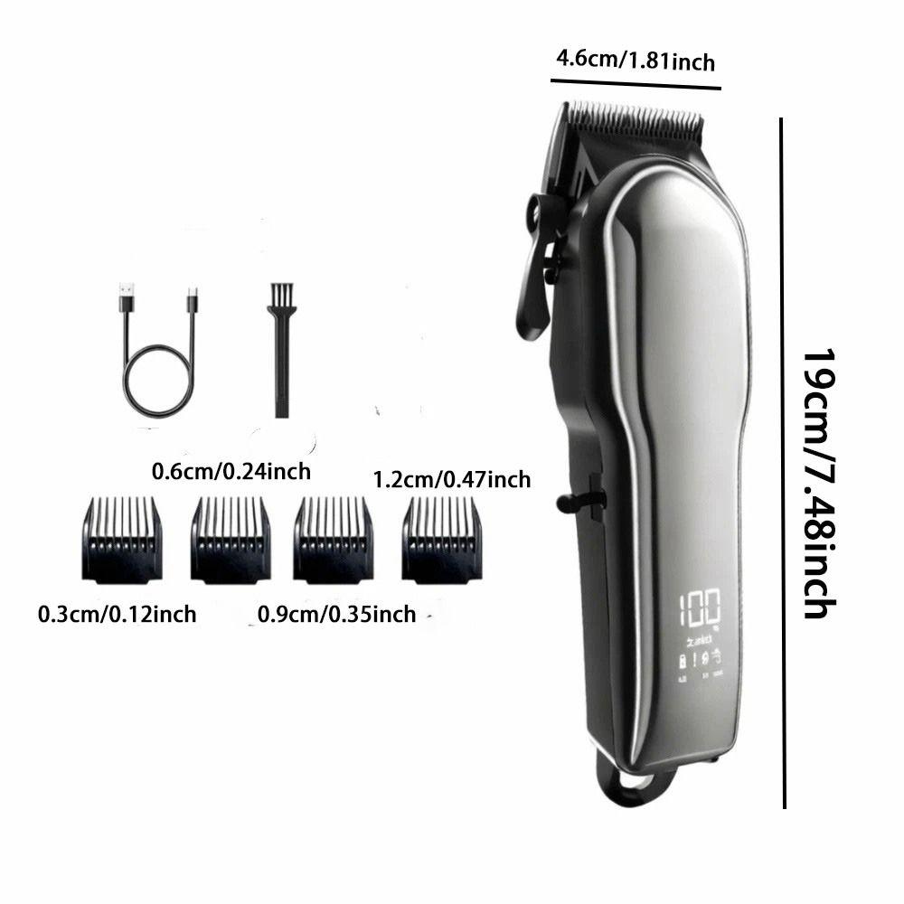 Rechargeable Electric Dog Hair Clipper Low Noise Detachable Pet Hair Trimmer Long Battery Life Professional Cat Grooming Shaver