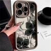 Nice Butterfly Flower Silicone Phone Case For iPhone 15 12 13 14 11 Pro Max XR XS X 7 8 Plus Shockproof matte Soft Cover
