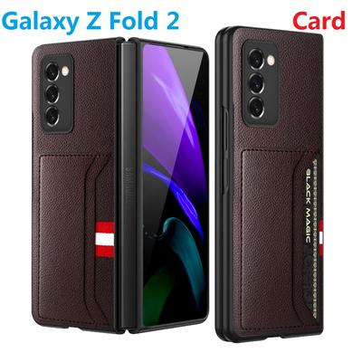 Чехол из искусственной кожи для Samsung Galaxy Z Fold 2, тонкий, защитный чехол для карты