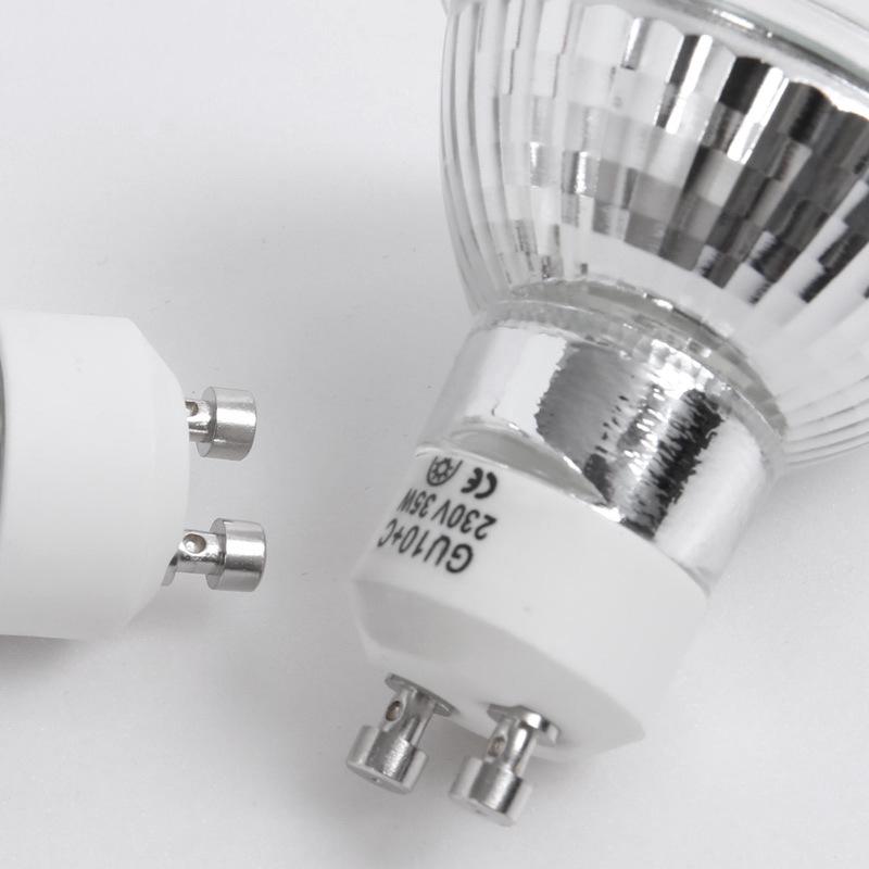 Галогенная лампа Quartz GU10 MR11/MR16, 35 Вт/50 Вт, теплый белый свет, вольфрамовый прожектор, низкое напряжение