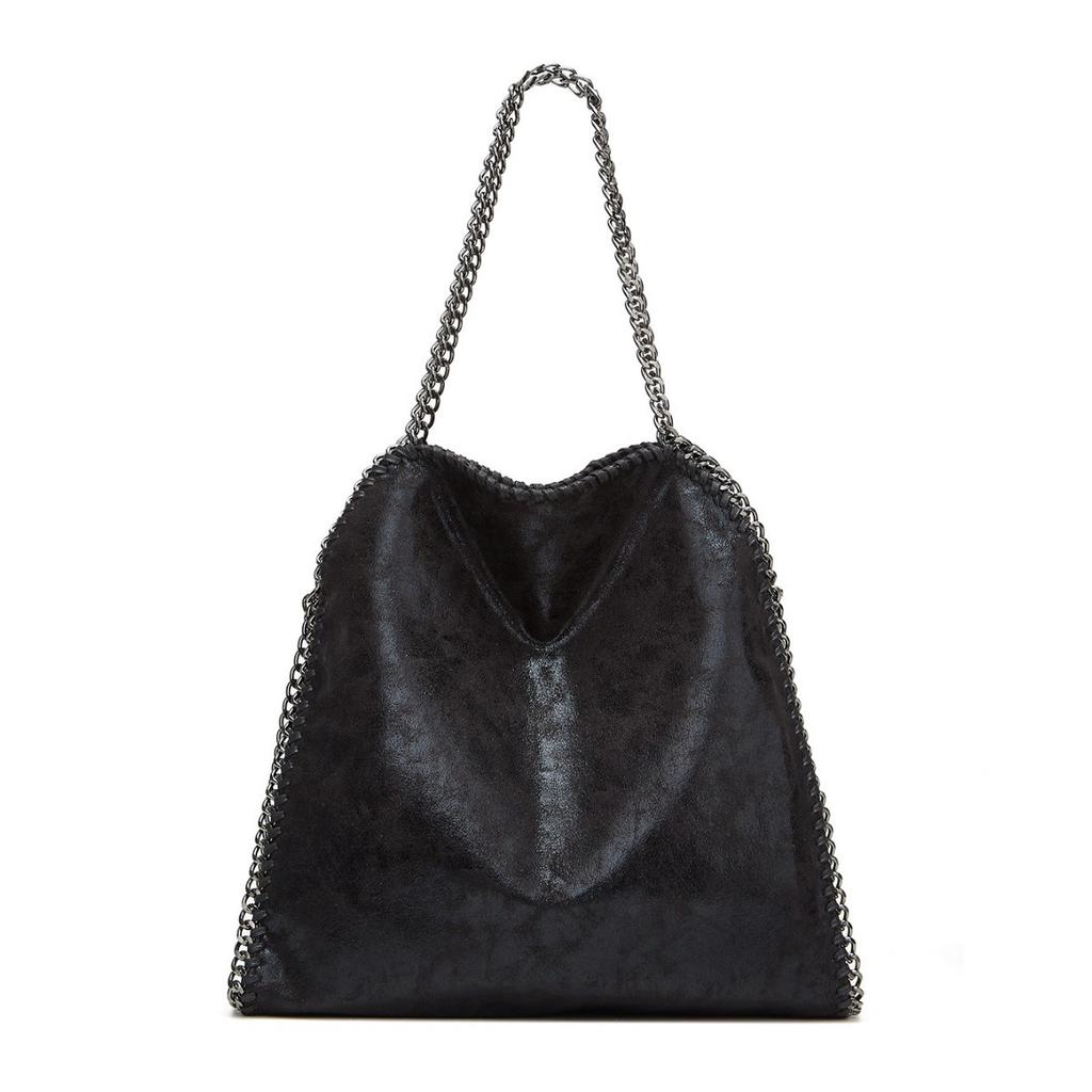 European and American retro five-pointed star willow chain women's bag fashionable women's large-capacity shoulder oblique span portable women's bag