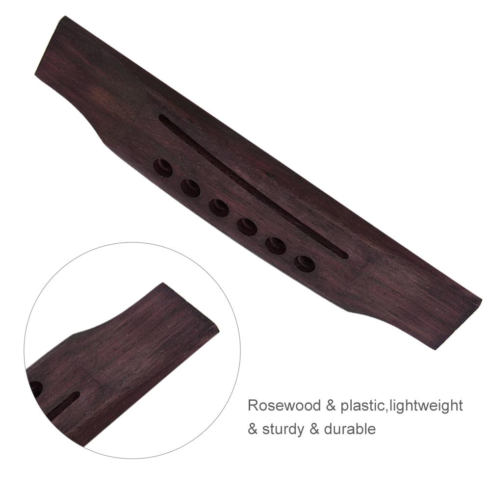 9 шт. штифтов из палисандра для гитары, пластиковых верхних и нижних седловых порожков, сменный комплект аксессуаров