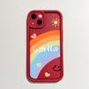 Colorful Rainbow Smile Face Pattern Phone Case for iPhone Samsung Galaxy Xiaomi Redmi POCO HUAWEI Honor Shockproof Rubber Cover Casing