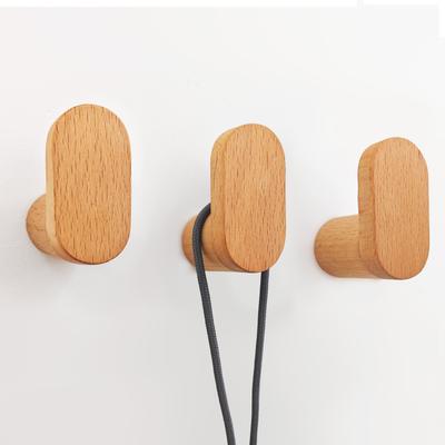 Simplicity, крючки из бука, крючки для одежды в форме подковы, настенные крючки за дверьми, неперфорированные крючки для одежды и головных уборов, настенные крючки для спальни