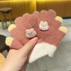 Теплые мультяшные перчатки-кролики для малышей 1-3 лет – Защита от холода Осень/Зима