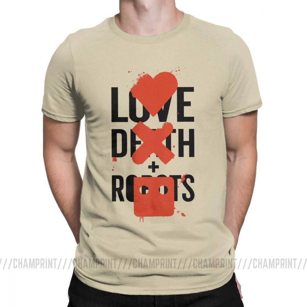 Крутая футболка Love Death And Robots Футболка Большого Фаната Хэви-метал Научная фантастика