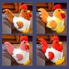 Easter Cock Doll Soft Cute Cartoon Poultry Doll Plushies Companion Sleeping Pillow