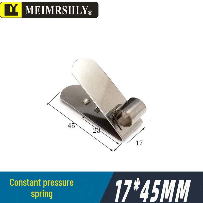 JR Motor Carbon Brush Holder Grip Bracket with Constant Force Spring, Aluminum Copper, 25*32*60 mm.