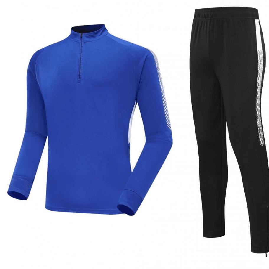 Футбольный Костюм Для Мальчиков И Девочек Осенне-Зимний Бархатный Костюм Тренировочная Одежда Форма Команды Футбольный Спортивный Повседневная Футболка