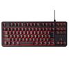 ELECOM USB-A Mechanical Gaming Keyboard, ECTK-G01UKBK, Brown Switches, 50 Million-Click Durability Switches, Japanese Layout, Gaming Keycaps