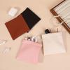Auto-Close PU Leather Cosmetic Bag for Travel - Holds Lipstick, Earphones, Chargers, and Cables.