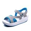 Fashion 2024 Summer New Women's Casual Shoes Matsuke Thick Sole Slope Heel Women's Fish Mouth Breathable Sandals