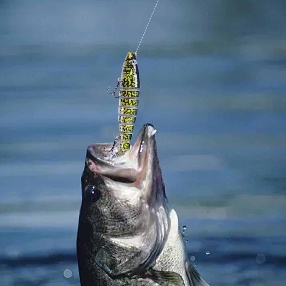 1шт Swimbait Pike Wobblers Crankbait рыболовная приманка Multi Bait приманка тонущий жесткий шарнирный Swimbait S7Z0
