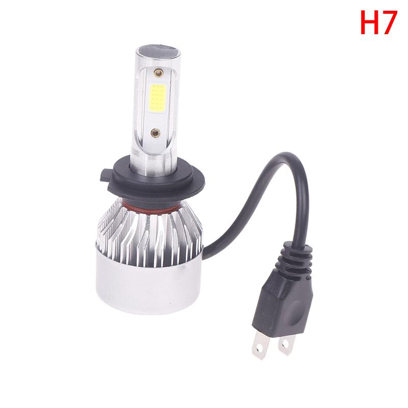 1 шт. Автомобильные яркие светодиодные передние противотуманные фары H4 H7 H1 H3 Лампы Шарики 8000 лм COB чипы с охлаждающим вентилятором Более длительный срок службы