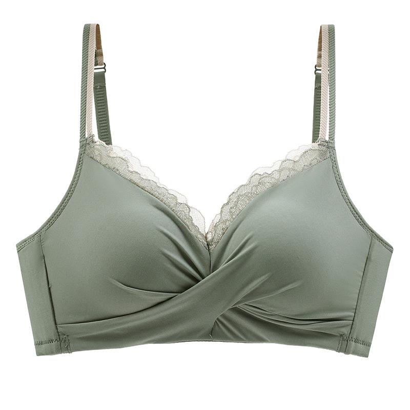 Осень и зима, новый черный бюстгальтер для девочек, дышащее нижнее белье с кольцом из нержавеющей стали, регулируемый бюстгальтер