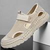 Summer Men's Sandals Handmade Mesh Breathable Casual Shoes