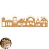 Christmas Window Display Gingerbread House Set Led Village Set with Gingerbread House for Farmhouse Christmas Decoration