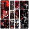 Phone Case For Xiaomi Redmi Note 8 8T 10 9 9S 7 6 Pro Xiaomi 9 9A 8 8A 7 6 Black Cover Funda Silicone Coque Anime Black Clover