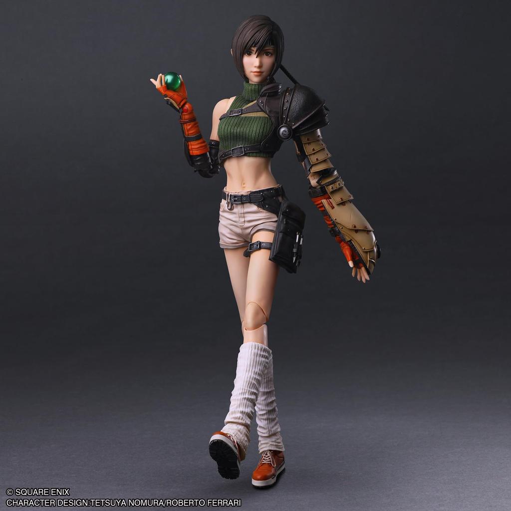 Фигурка Final Fantasy VII Rebirth Play Arts Кай Юффи Кисараги из ПВХ, раскрашенная, подвижная, версия 2.