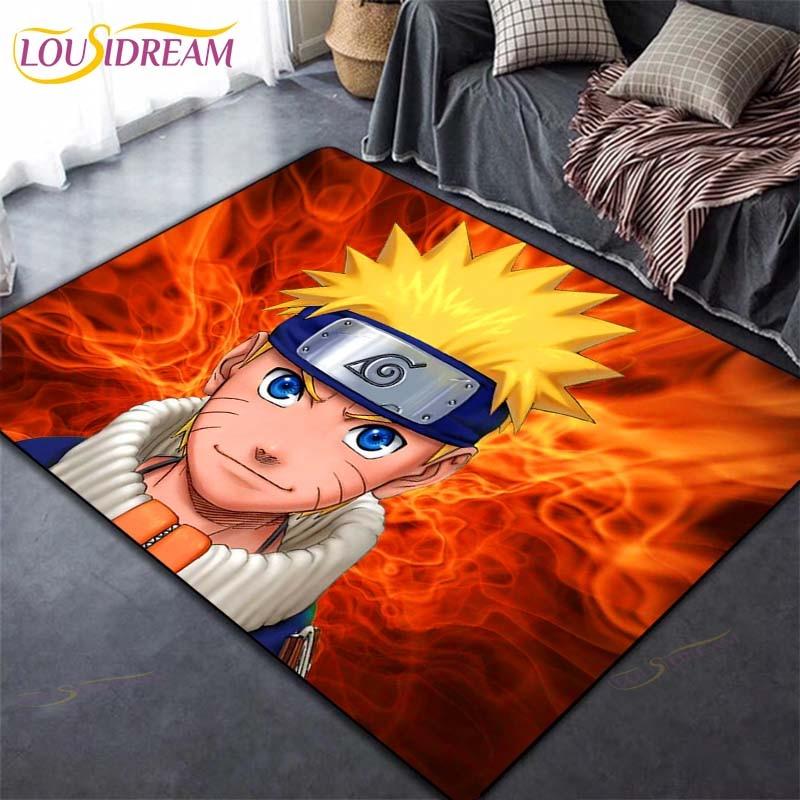 Коврик в стиле аниме, ковер, ковры Наруто для гостиной, мягкий напольный коврик, коврики для спальни, дверной коврик, нескользящие коврики, коврик для ванной