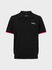 PIRETTI Tutor Rose Polo Sweater M_Black