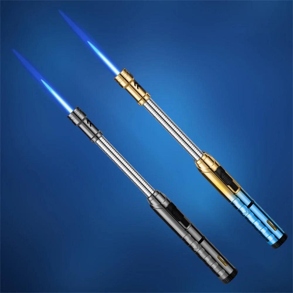 2 шт. шланг кухонная газовая зажигалка гибкая свеча газовая плита зажигалка для сигар ветрозащитный бутановый сварочный пистолет уличный инструмент для зажигания барбекю