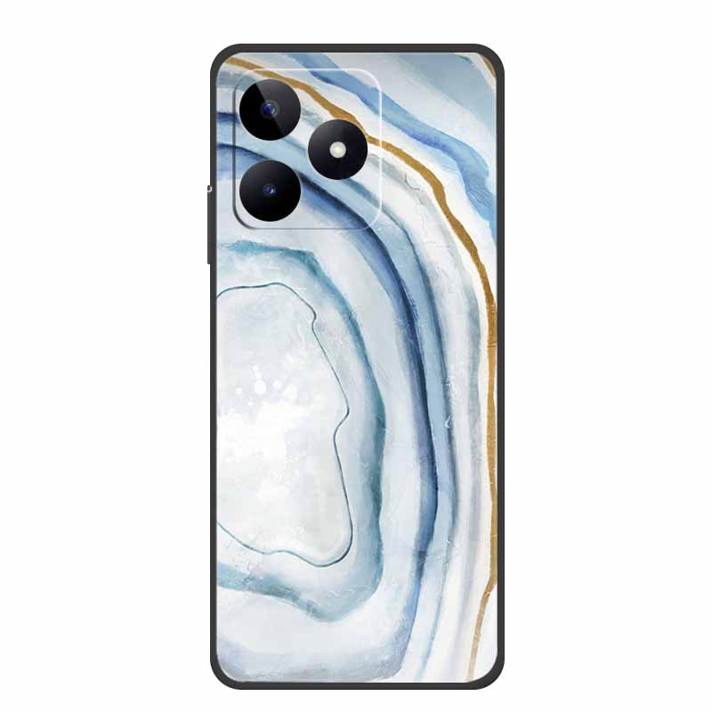 For Realme C53 Case Fashion TPU Silicone Soft Case for OPPO Realme C53 C 53 Realme N53 N 53 Original Protective New Cover Marble