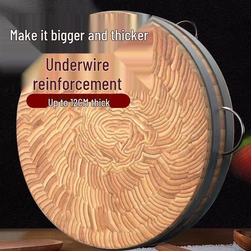 HANDUNYOU Commercial Thick Bamboo Cutting Board