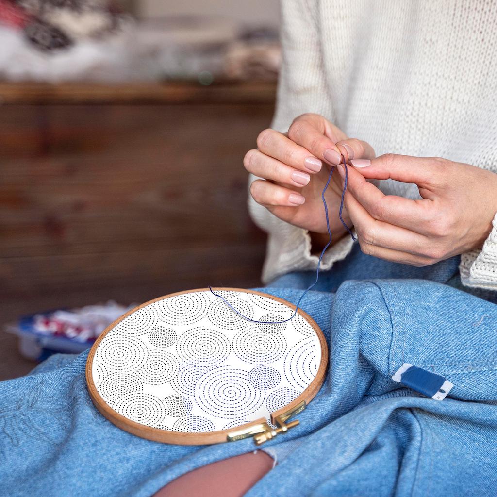 108Pcs Sashiko Embroidery Pattern Set Stabilizers Water Soluble Embroidery Transfer Stencils Stabilizers Embroidery Paper Stick