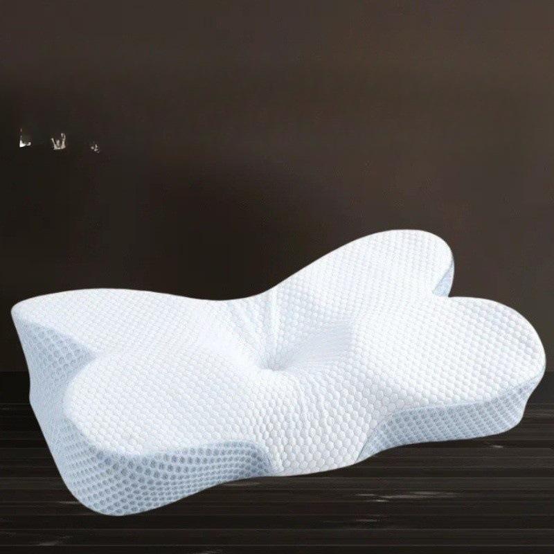 Вязаная подушка для защиты шеи, подушка против морщин, наполнитель не сминается и не деформируется, подушка из пены с памятью, защита шеи, класс A