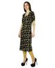 Phagun Indian Designer Kurta Women Ethnic Kurti Rayon Leaf Print Top Tunic