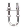 Marine U Shape Bolt Bow Eye 304 Stainless Steel Silver Rust Resistant Boat Yacht Hardware