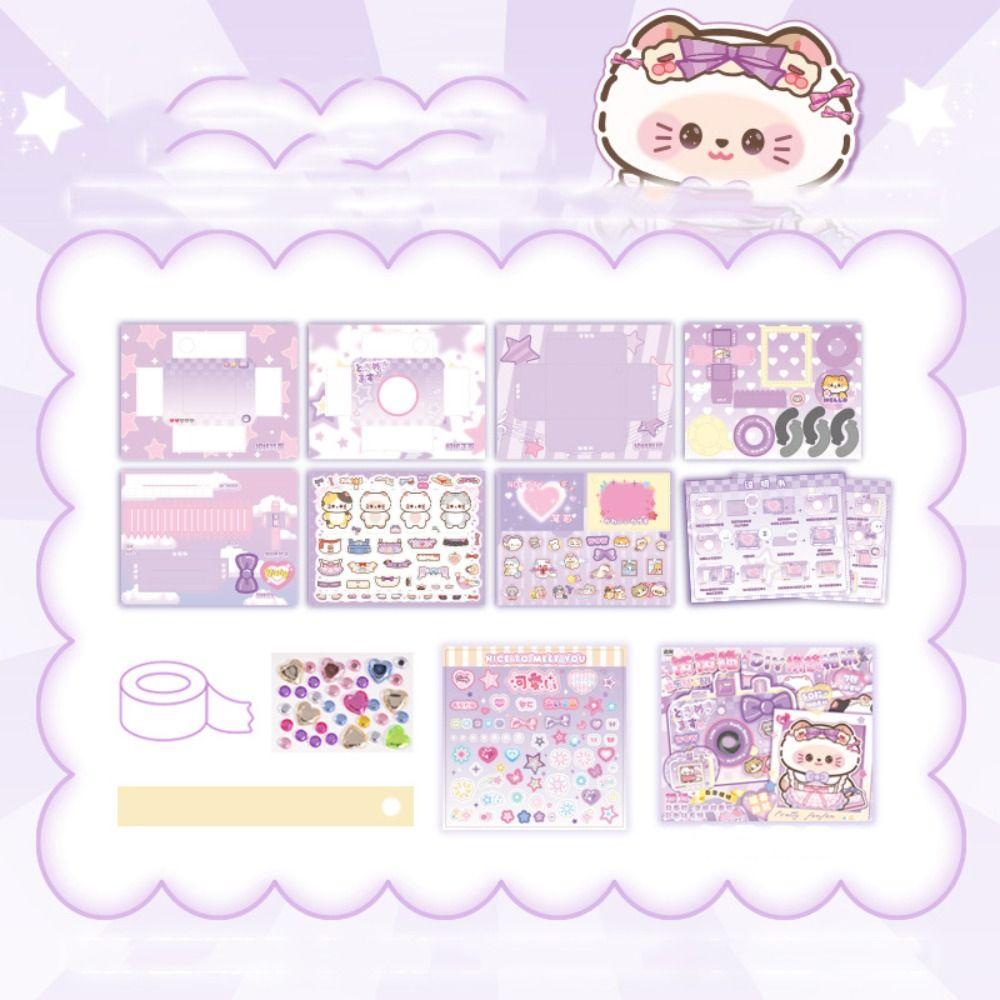 New Design Handmade Diy Toys Crop Free Sticker Games Quiet Book DIY Dress up Toy  Educational Toy