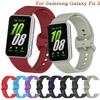 Strap For Samsung Galaxy Fit 3 SM-R390 Fit3 Durable Silicone Sport Watchband Single Color Adjustable Wristband Belt Accessories
