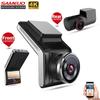 Sameuo U2000 Dash Cam Передняя и задняя камера 4k 2160P 2 камеры Автомобильный видеорегистратор Wi-Fi Видеорегистратор Автоматическое ночное видение 24H Монитор парковки