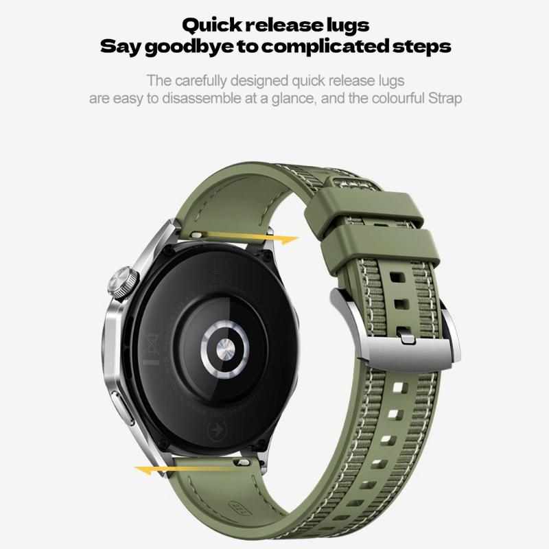 20mm 22mm Nylon Woven Strap For Huawei Watch GT6 Band Wristband for Huawei WatchGT4 GT3 Pro Bracelet Watchband For Samsung Galaxy Watch 7 6 5 Strap